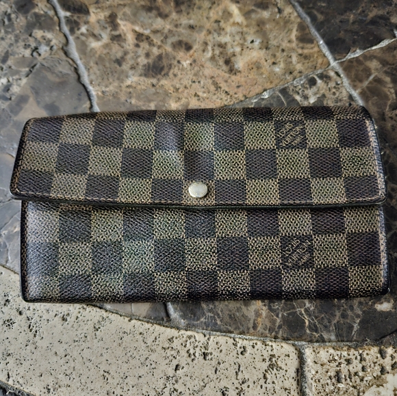 Louis Vuitton Damier Portefeuille Sarah Long Wallet - Picture 2 of 10